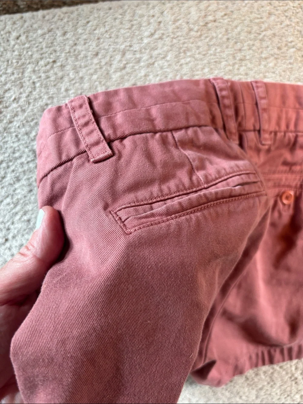 J. Crew Dusty Rose Cotton Chino Shorts
